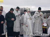 Праздник Крещения 2001 года в Киеве