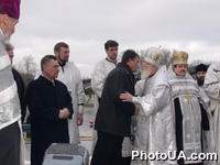 Праздник Крещения 2001 года в Киеве