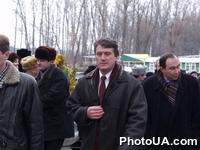 В.Ющенко на празднике Крещения 2001 года в Киеве