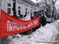 Пикетирование посольства Польши представителями политических партий Украины с требованием отставки польского министра внутренних дел в связи с гибелью в этой стране украинского гражданина Сергея Кудри.