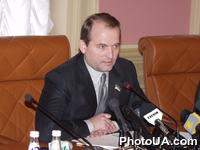 Традиционная пресс-конференция руководства Верховного Совета Украины при участии первого заместителя главы Верховного Совета Украины В. Медведчука