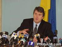 Пресс-конференция премьер-министра Украины Виктора Ющенко