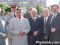 Киевский мэр Александр Омельченко принимает участие в праздничных мероприятиях, посвященных 56-й годовщине Победы в Великой Отечественной войне
