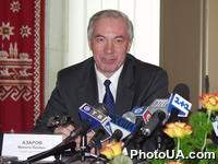 Подписание Соглашения о партнерстве и сотрудничестве между Партией Регионов и партией "Трудовая Украина". Глава Партии Регионов Николай Азаров