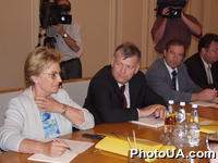 Встреча Главы Верховного Совета Украины Ивана Плюща с делегацией Комиссии по вопросам внешней политики Палаты кантонов Федеральных сборов Швейцарской Конфедерации. Делегация Швейцарии