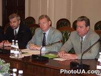 Встреча Верховного Совета Украины Ивана Плюща с прнмьер-министром Республики Молдовва Василе Тарлевым.