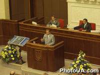 Выступление Главы Верховного Совета Украины Ивана Плюща на торжественном заседании ВЕрховного Совета Украины, посвященном 10-летию Независимости Украины
