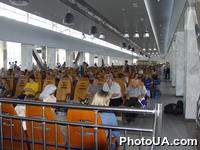 Зал ожидания Киевского центрального железнодорожного вокзала