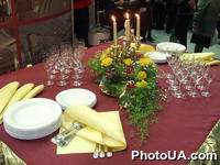 II Фестиваль кулинарного искусства Украины. Сервировка стола