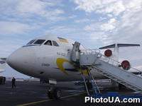Торжественная презентация VIP-салона самолета Ту-134. Организатор- авиакомпания ╚UMAir╩ (международный аэропорт "Борисполь"