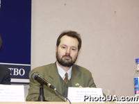 Заседание Общественного комитета проведения "Года Украины в России" и общественной акции "Новый мир Украины". Председатель правления Международной ассоциации словянского единения им. П. Столыпина Андрей Меликов-Колчак (агентство Укринформ)