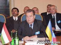 Заседание Совета Межпарламентской Ассамблеи стран - участниц СНГ. В заседании принимал участие Председатель Верховного Совета Украины И.С.Плющ (Россия, г. Санкт-Петербург, Таврический дворец)