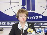 Пресс-конференция координационного совета  избирательного "Блока Натальи Витренко" на тему: "Нарушения  избирательного права средствами массовой информации". Лидер блока Наталья Витренко (агентство Укринформ, Киев)