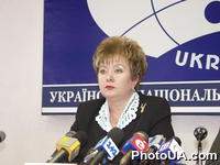 Пресс-конференция координационного совета избирательного "Блока Натальи Витренко" на тему: "Нарушения избирательного права средствами массовой информации". Лидер блока Наталья Витренко (агентство Укринформ, Киев)