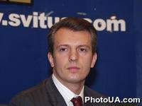 Пресс-конференция лидера избирательного блока "Команда Озимого Поколения" Валерия Хорошковского в УНИАН
