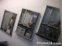 Экспозиция международной выставки-ярмарки CeBIT-2002 (г. Ганновер, Германия). Компьтерные технологии. Системные платы