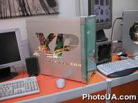 Экспозиция международной выставки-ярмарки CeBIT-2002 (г. Ганновер, Германия). Компьтерные технологии. XP Processor