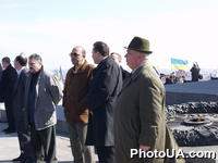 Лидер Всеукраинского Еврейского Конгресса Вадим Рабинович на митинге-протесте против решения Ивано-Франковского городского совета о попытке реабилитации ветеранов дивизии СС "Галичина" (г. Киев, парк Славы)