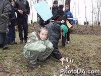 День памяти жертв Холокоста. В Киеве в Бабьем Яре у памятника "Менора" прошел митинг памяти и солидарности с народом Израиля.