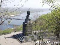 Панорама Киева, открывающаяся с Владимирской горки