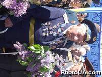 Ветераны на праздничном параде в Киеве, посвященном Дню Победы в Великой Отечественной Войне