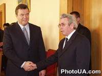 Встреча премьер-министра Украины Виктора Януковича с премьер-министром Киргизстана Николаем Танаевым