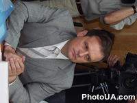 Председатель Украинской аграрной конфедерации (УАК) Леонид Козаченко на совместном заседании Украинской аграрной конфедерации (УАК) и Украинского союза промышлинников и предпринимателей (УСПП) во главе с Президентом УСПП Анатолием Кинахом