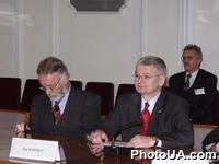 Встреча Главы Министерства иностранных дел Германии Йошки Фишера с министром иностранных дел Украины Костантином Грищенко
