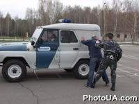 Показательные выступления подразделений милиции по задержанию преступников