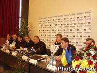 Пресс-конференция главного тренера национальной сборной Украины по футболу Олега Блохина, посвященная товарищескому футбольному матчу между командами национальной сборной Украины и сборной Ливии