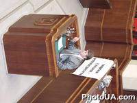 Выступление народного депутата Украины Виктора Ющенко в Верховной Раде относительно криминальных событий, которые произошли во время выборов мэра Мукачево Закарпатской области 18-19 апреля 2004 года