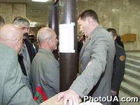 Акция партии "Братство" и украиннцев живущих в Приднестровье в здании ЦИК Украины