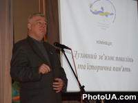 Торжественная церемония награждения победителей Всеукраинского журналистского конкурса "СМИ за межэтническую толерантность и консолидацию общества". На фото: Председатель Национального профсоюза журналистов Игорь Лубченко