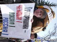 Митинг болельщиков "Динамо" Киев, возле ВР Украины 
A.Horiachev