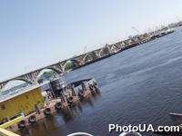 Киевские мосты. Строительство нового железнодорожного моста через р.Днепр