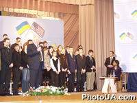 Встреча Государственного секретаря США К.Райс с украинскими студентами в красном корпусе Национального университета им. Т.Шевченко