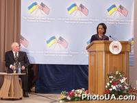 Встреча Государственного секретаря США К.Райс с украинскими студентами в красном корпусе Национального университета им. Т.Шевченко