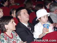 Пресс-конференция B&H Film Distribution на тему: "Быть или не быть украинскому кино?" и допремьерный показ первого американского анимационного фильма продублированного на украинском языке "Тачки". На фото: вице-премьер-министр В.Кириленко