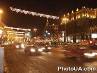 Улица Крещатик в городе Киеве