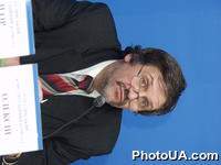 Пресс-конференция Гражданского конституционного комитета на тему: "Парламенту - коалицию, Украине - Конституцию". Было объявлено о создании комитета и начало гражданской инфармационной кампании. На фото: Алексей Гарань