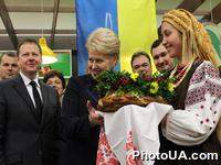 Президент Литовской Республики Даля Грибаускайте в рамках официального визита в Украину открыла Литовскую ярмарку и Международный фестиваль сыров