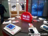 Откроетие первого магазина в Киеве британского мобильного оператора Vodafone